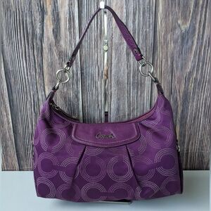 Purple Coach Women's Bag